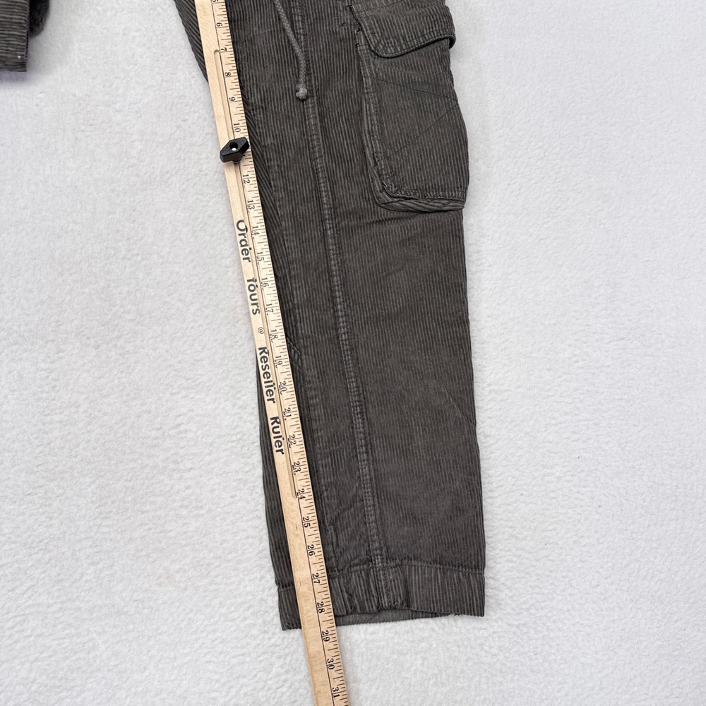 Free People We The Free Tahiti Corduroy Cargo Pants Womens Size XS Gray Boho - Picture 8 of 9